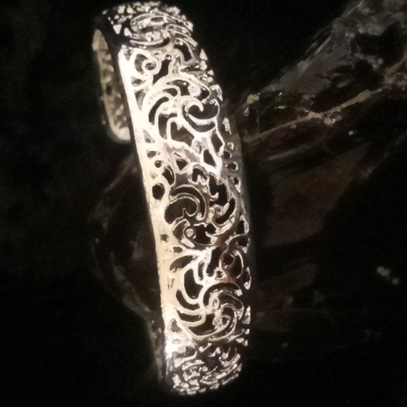 Cuff bracelet sterling silver 925 - Picture 5 of 7